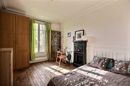 Camera da letto Appartamento arredato - 40m²  - 1 locale - Alésia - Parigi