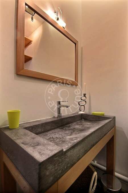 Bagno Appartamento arredato - 40m²  - 1 locale - Alésia - Parigi