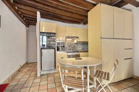 Cuisine Studio meublé - 28m²  - Latin / Saint-Michel - Paris