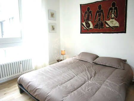 Chambre Appartement meublé - 50m²  - 1 chambre - Canal de l'Ourcq - Paris