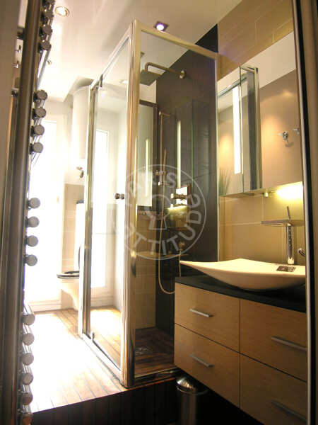 Casa de banho Apartamento mobilado - 35m²  - 1 quarto - Gambetta - Paris