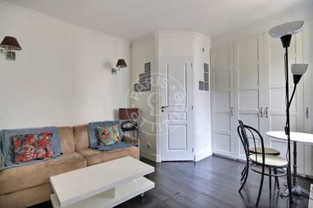 Salón Estudio amueblado - 18m²  - Place Monge - París