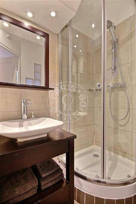 Baño Estudio amueblado - 18m²  - Place Monge - París