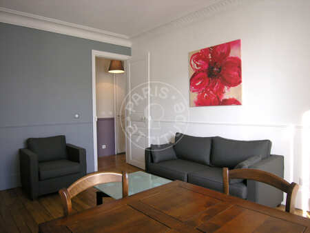 Salotto Appartamento arredato - 50m²  - 2 locali - Pasteur - Parigi