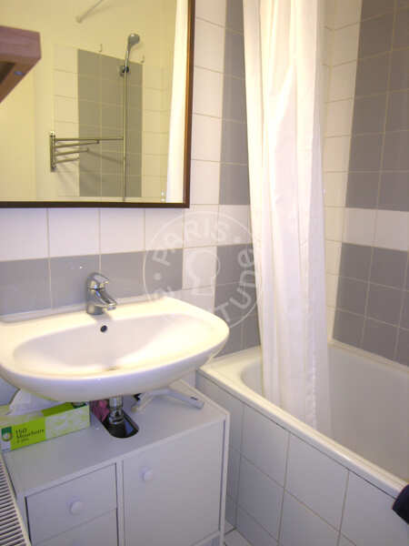 Bagno Appartamento arredato - 39m²  - 1 locale - Belleville - Parigi