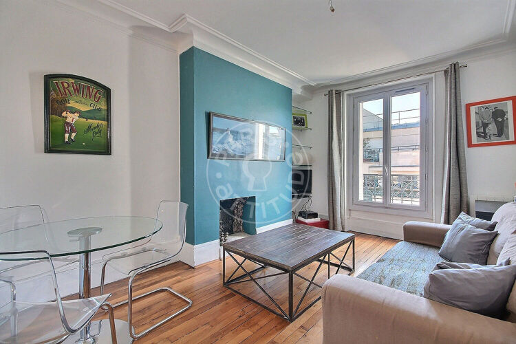 Wohnzimmer - Möblierte 1 Zimmer - Levallois-Perret 92300 - 7567