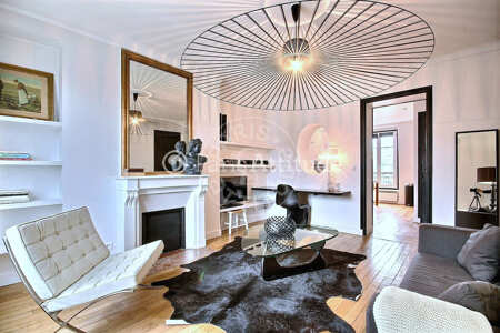 Sala Apartamento mobilado - 42m²  - 1 quarto - Tour Eiffel - Paris