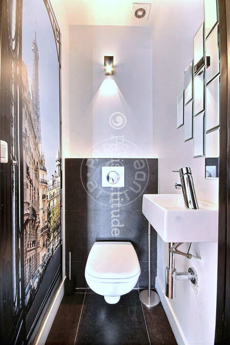 WC Apartamento mobilado - 42m²  - 1 quarto - Tour Eiffel - Paris