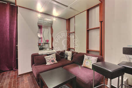 Sala Quitinete mobilado - 18m²  - République - Paris