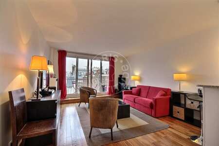Living room Furnished studio - 33m²  - Arc de Triomphe - Paris
