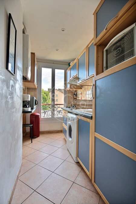 Cuisine Appartement meublé - 46m²  - 1 chambre - Plaisance / Pernety - Paris