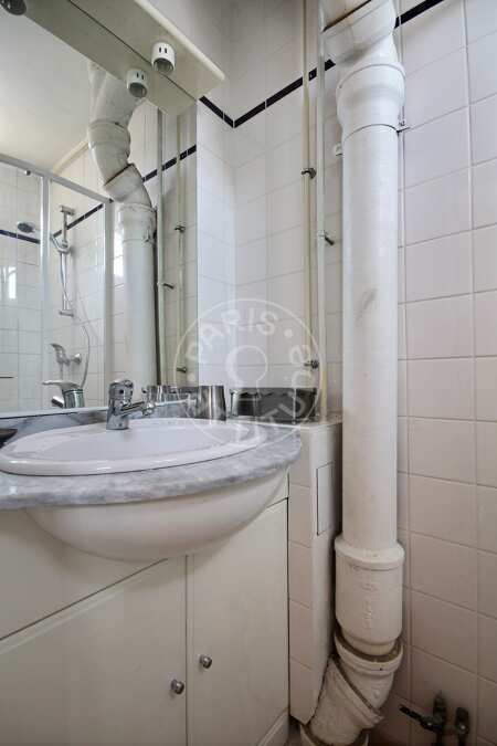 Salle de bain Appartement meublé - 46m²  - 1 chambre - Plaisance / Pernety - Paris