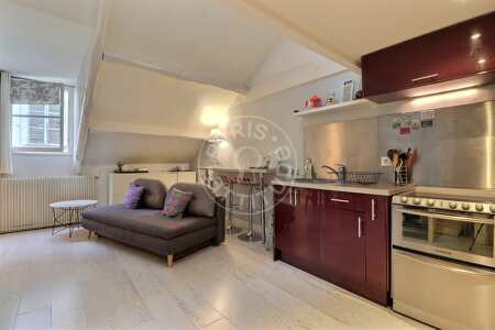 Salon Duplex meublé - 35m²  - 1 chambre - Ecole Militaire / Unesco / Duroc - Paris