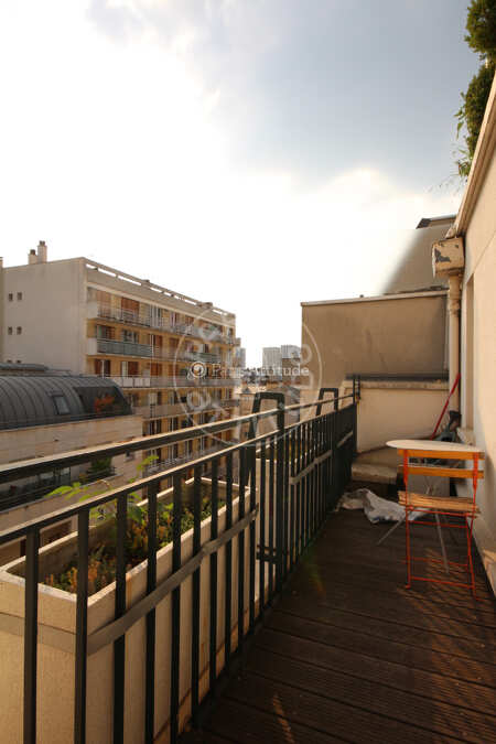 Terraço Apartamento mobilado - 75m²  - 2 quartos - Motte-Piquet Grenelle - Paris