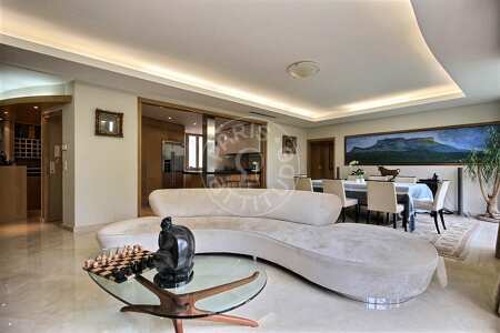 Salon Appartement meublé - 200m²  - 3 chambres - Parc Monceau - Paris