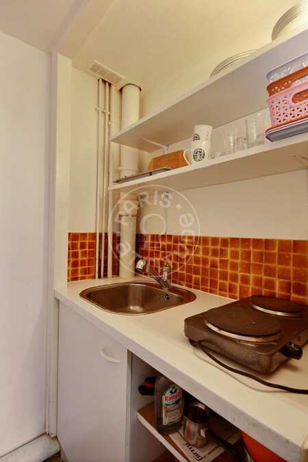 Cucina Monolocale arredato - 15m²  - Saint-Paul - Parigi