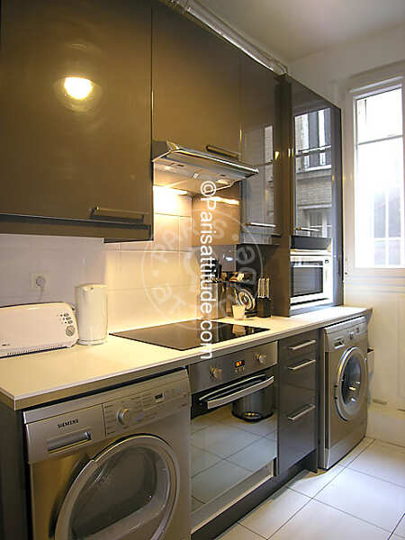 Cuisine Appartement meublé - 90m²  - 2 chambres - Auteuil - Paris