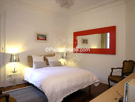 Chambre Appartement meublé - 90m²  - 2 chambres - Auteuil - Paris