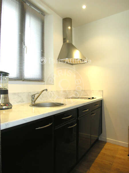 Cuisine Appartement meublé - 34m²  - 1 chambre - Mirabeau - Paris