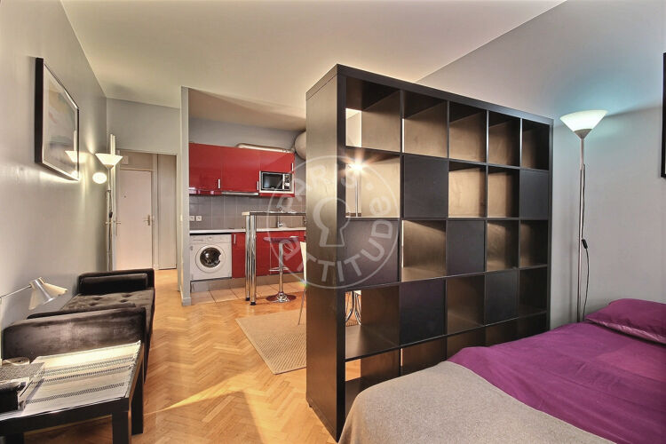 Living room - Furnished studio - Paris 75020 - 7754
