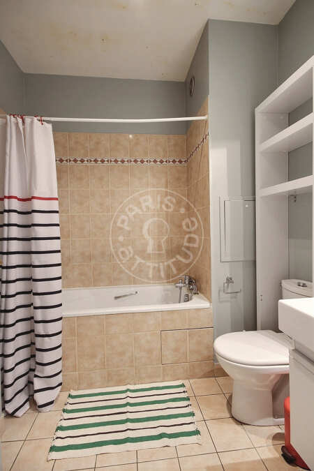 Baño Estudio amueblado - 32m²  - Gambetta - París