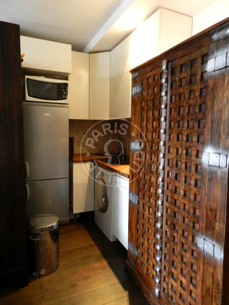 Cuisine Studio meublé - 33m²  - Arc de Triomphe - Paris
