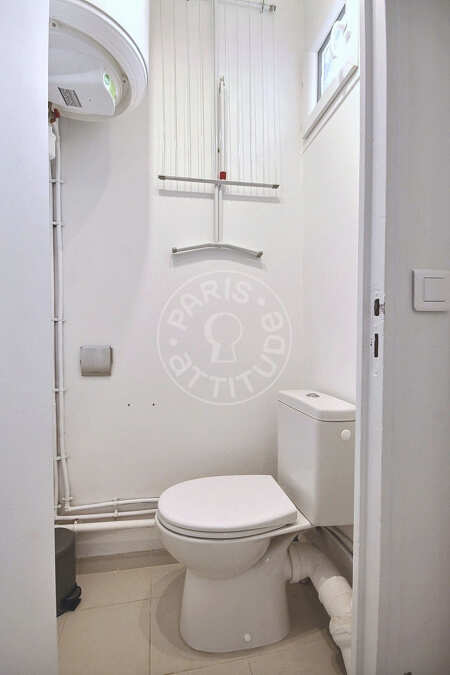 Varanda Quitinete mobilado - 20m²  - Place Monge - Paris