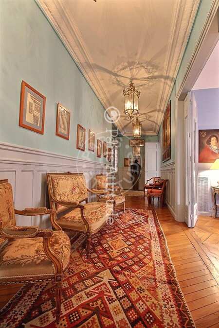 Entrée Appartement meublé - 220m²  - 3 chambres - Rue de la Pompe - Paris