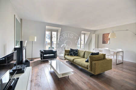 Salón Piso amueblado - 82m²  - 2 dormitorios - Pereire - París