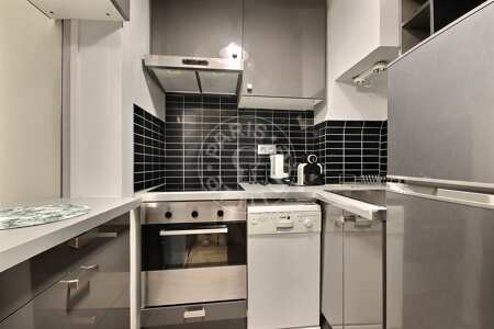 Cuisine Appartement meublé - 33m² - 1 chambre - Ecole Militaire / Unesco / Duroc - Paris