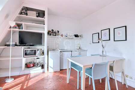 Salon Studio meublé - 35m²  - Saint-Paul - Paris