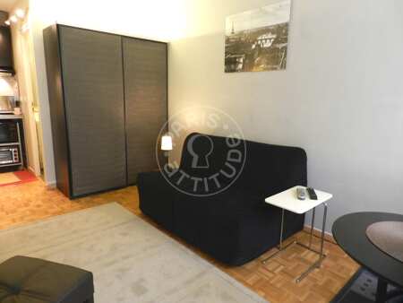 Wohnzimmer Möblierte studio - 18m²  - Convention - Paris