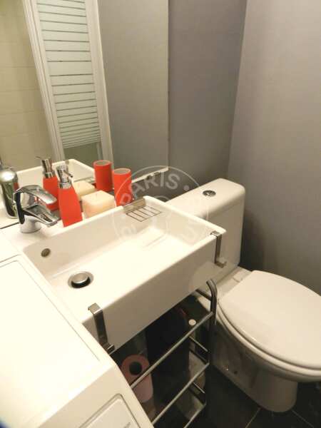 Badezimmer Möblierte studio - 18m²  - Convention - Paris