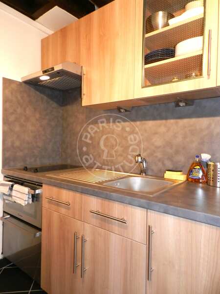 Cuisine Appartement meublé - 30m²  - 1 chambre - Ecole Militaire / Unesco / Duroc - Paris