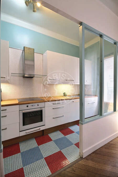 Cuisine Appartement meublé - 70m²  - 2 chambres - Wagram - Paris