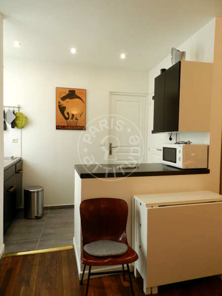 Cozinha Apartamento mobilado - 28m²  - 1 quarto - Place d'Italie - Paris