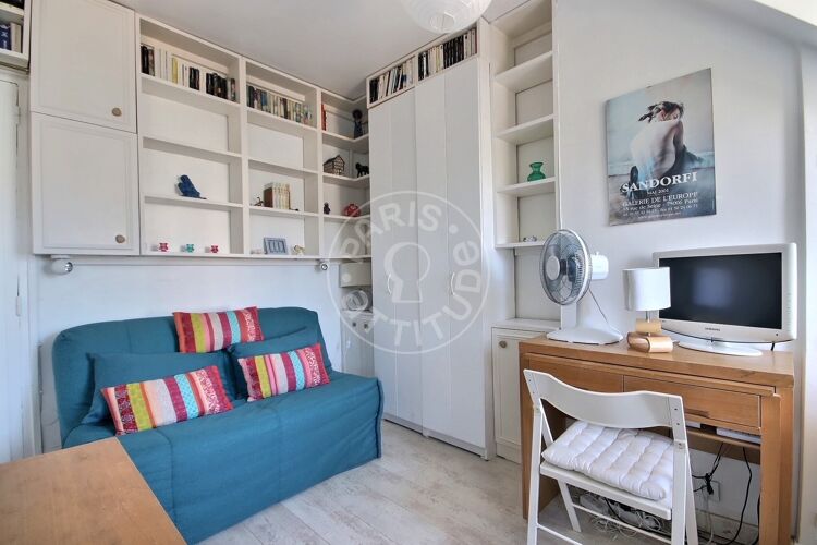 Living room - Furnished studio - Paris 75006 - 7939