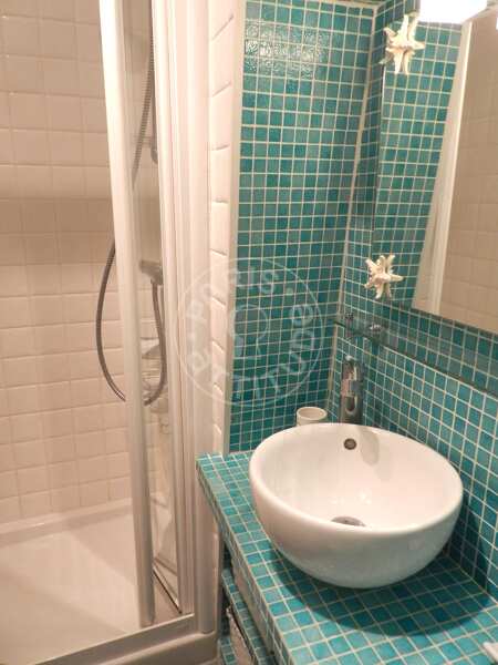 Baño Estudio amueblado - 15m²  - Saint Placide - París