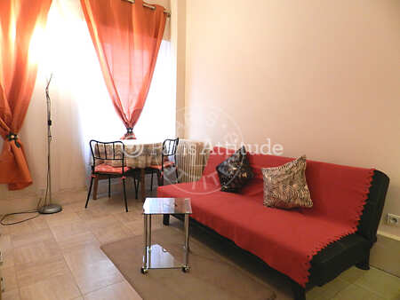 Salon Studio meublé - 17m²  - Grands Magasins / La Fayette - Paris