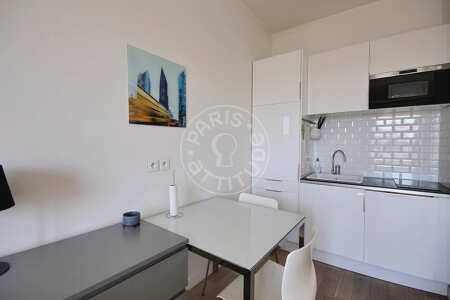 Kitchen Furnished studio - 25m²  - Opéra - Paris