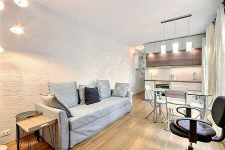 Wohnzimmer Möblierte wohnung - 34m²  - 1 Zimmer - Place Monge - Paris