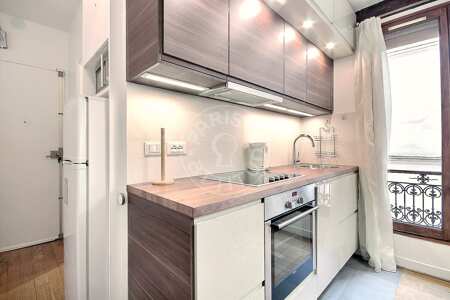 Küche Möblierte wohnung - 34m²  - 1 Zimmer - Place Monge - Paris