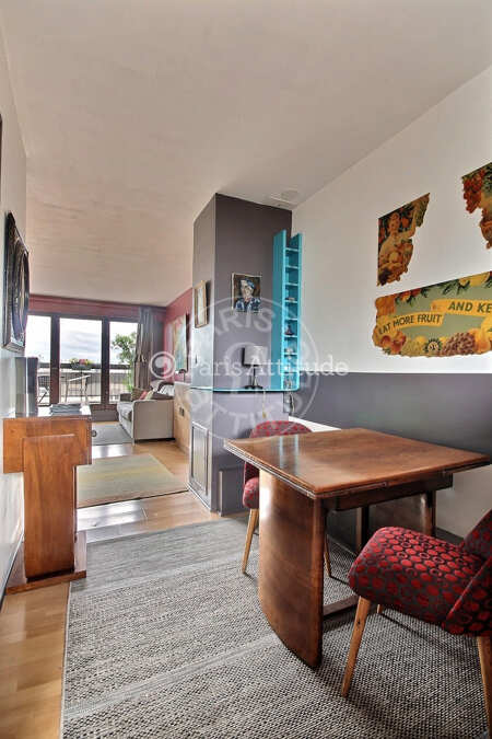 Dining room Furnished apartment - 50m²  - 1 bedroom - Porte des Lilas - Paris