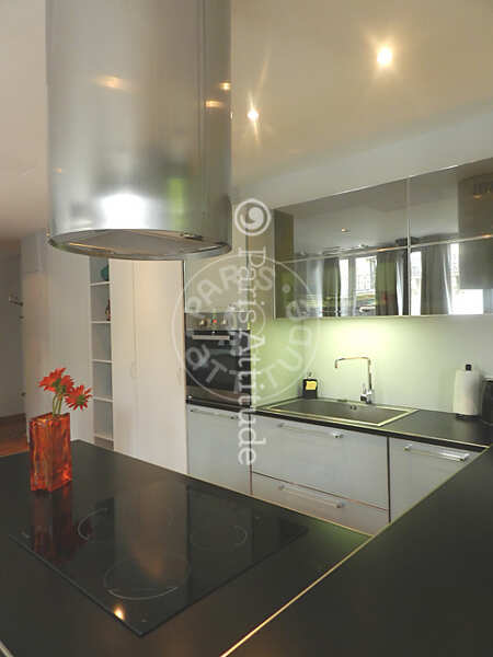 Cuisine Appartement meublé - 65m²  - 2 chambres - Arts et Métiers - Paris