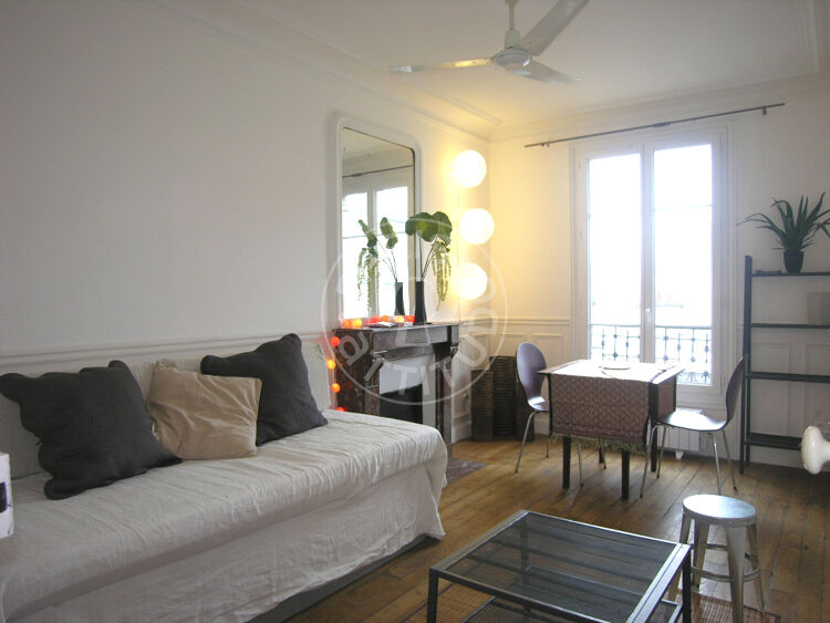 Salon - 1 chambre meublé - Paris 75010 - 8044