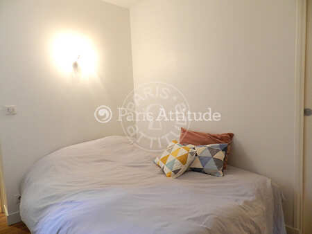 Bedroom Furnished apartment - 36m²  - 1 bedroom - Belleville - Paris