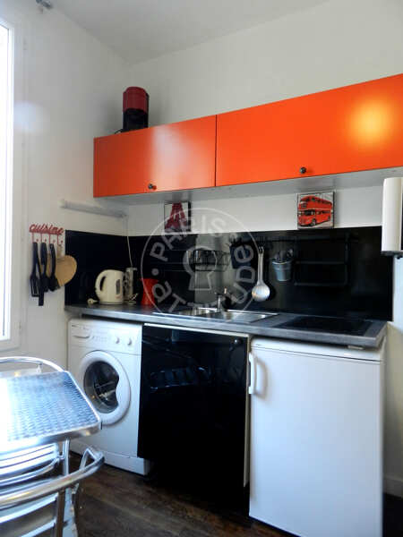 Cozinha Quitinete mobilado - 17m²  - Nation - Paris