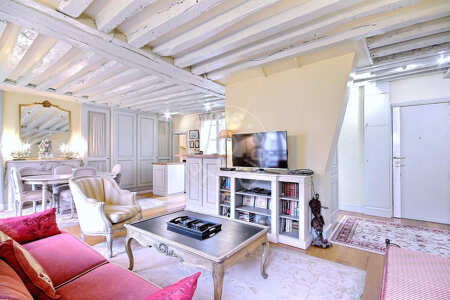 Salotto Appartamento arredato - 84m²  - 2 locali - Temple - Parigi