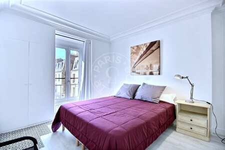Camera da letto Appartamento arredato - 57m²  - 1 locale - Trocadéro - Parigi