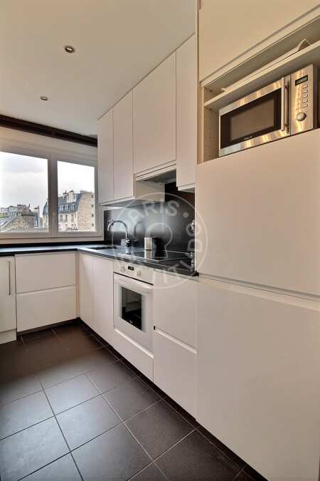 Cocina Piso amueblado - 70m²  - 1 dormitorio - Trocadéro - París
